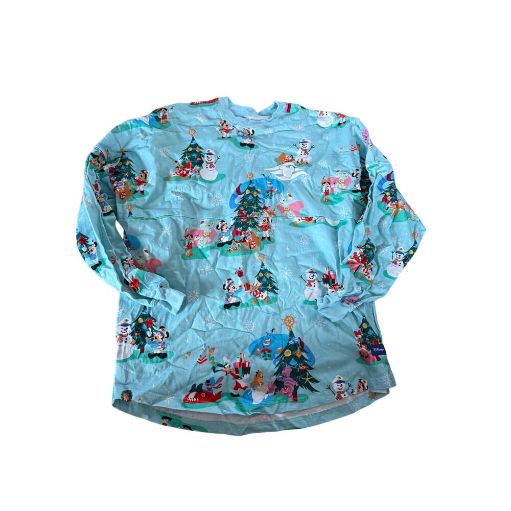 Disney Cruise Line Spirit Jersey Limited Edition Christmas Exclusive blue Mickey